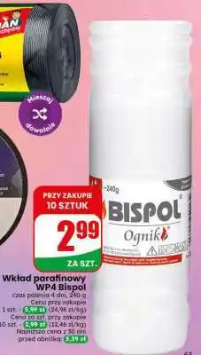 Dino Wkład parafinowy Wp4 Bispol oferta