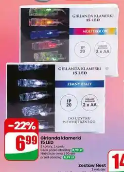 Dino Girlanda klamerki 15 LED oferta