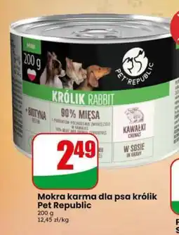 Dino Mokra karma dla psa królik Pet Republic oferta
