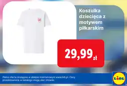 Lidl Koszulka dziecięca z motywem piłkarskim Arsenal oferta