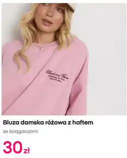 Pepco Bluza damska różowa z haftem oferta