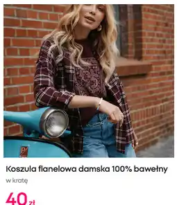 Pepco Koszula flanelowa damska 100% bawełny w kratę oferta
