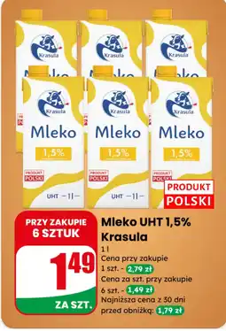 Dino Mleko UHT 1,5% Krasula oferta