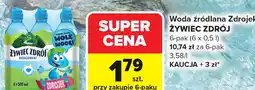 Carrefour Woda źródlana Zdrojek Żywiec Zdrój oferta