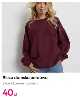 Pepco Bluza damska bordowa oferta