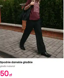 Pepco Spodnie damskie gładkie oferta