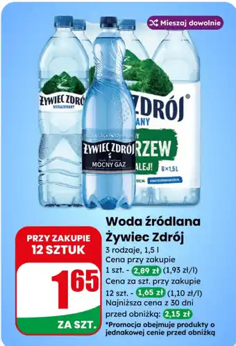 Woda źródlana Żywiec Zdrój