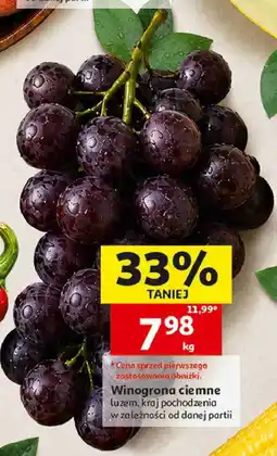 Auchan Winogrona ciemne oferta