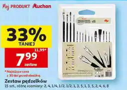 Auchan Zestaw pędzelków Auchan oferta