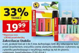 Auchan Zakreślacze Stabilo oferta