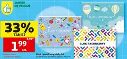 Auchan Blok rysunkowy biały A4 oferta