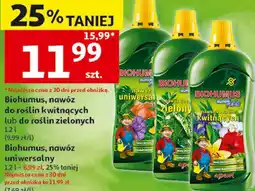 Auchan Biohumus, nawóz uniwersalny lub do roślin kwitnących/zielonych Agrecol oferta