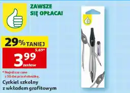 Auchan Cyrkiel szkolny z wkładem grafitowym oferta