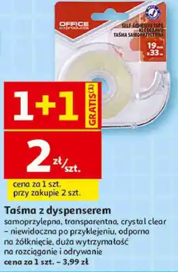 Auchan Taśma z dyspenserem Office Products oferta
