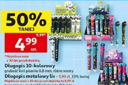 Auchan Długopis 10-kolorowy / Długopis metalowy lis oferta