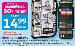 Auchan Piórnik 2-klapkowy z wyposażeniem oferta
