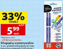 Auchan Długopisy wymazywalne Kidea 2 szt oferta