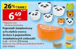 Auchan Pojemnik śniadaniowy w kształcie owocu oferta