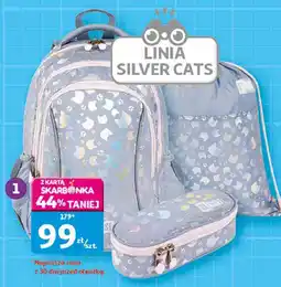 Auchan Plecak 3-komorowy St.Right Linia Silver Cats oferta