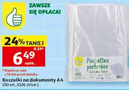 Auchan Koszulki na dokumenty A4 oferta