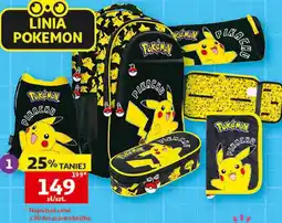Auchan Plecak 3-komorowy Pokemon oferta