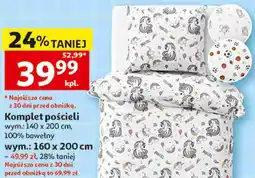 Auchan Komplet pościeli 100% bawełny oferta