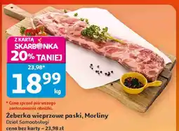 Auchan Żeberka wieprzowe paski, Morliny oferta