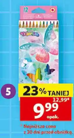 Auchan Kredki ołówkowe Colorino, 12 kolorów oferta