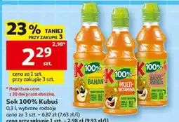 Auchan Sok 100% Kubuś oferta