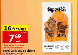 Auchan Łosoś wędzony na zimno Super Fish oferta