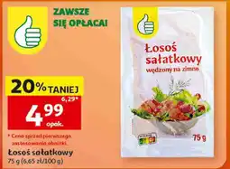 Auchan Łosoś sałatkowy wędzony na zimno oferta
