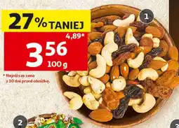 Auchan Mieszanka bakaliowa luzem lub w opakowaniu oferta
