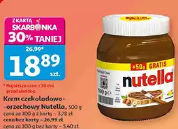 Auchan Krem czekoladowo-orzechowy Nutella oferta