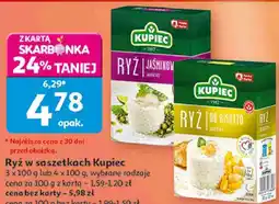 Auchan Ryż w saszetkach Kupiec oferta
