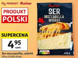 Auchan Ser mozzarella, wiórki Auchan oferta