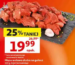 Auchan Mięso wołowe ekstra na gulasz, Mój produkt Auchan oferta