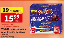 Auchan Wafelki w czekoladzie mini Grześki Goplana oferta