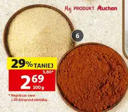 Auchan Przyprawy: czosnek suszony, papryka słodka lub ostra oferta