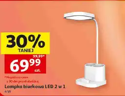 Auchan Lampka biurkowa LED 2 w 1 4 W oferta