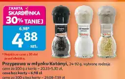 Auchan Przyprawa w młynku Kotányi oferta
