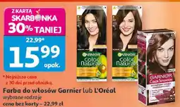 Auchan Farba do włosów Garnier lub L'Oréal oferta