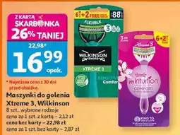Auchan Maszynki do golenia Xtreme 3, Wilkinson oferta