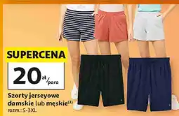 Auchan Szorty jerseyowe damskie lub męskie Inextenso oferta