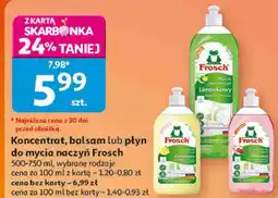 Auchan Koncentrat, balsam lub płyn do mycia naczyń Frosch oferta
