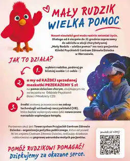 Auchan Maskotka Mały Rudzik oferta