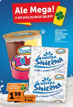Groszek Lody Kostka Śmietankowa oferta