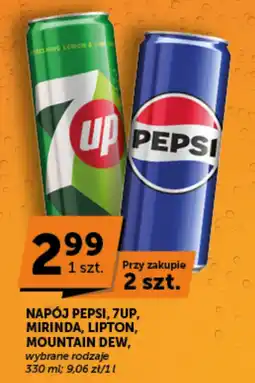 Groszek Napój Pepsi, 7Up, Mirinda, Lipton, Mountain Dew oferta