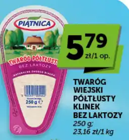 Groszek Twaróg Wiejski Półtłusty Klinek Bez Laktozy oferta