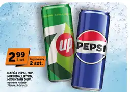 Groszek Napój Pepsi, 7UP, Mirinda, Lipton, Mountain Dew oferta