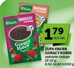 Groszek Zupa Knorr Gorący Kubek wybrane rodzaje oferta